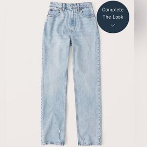 Abercrombie Curve Love High Rise 90’s Straight 29 Long
